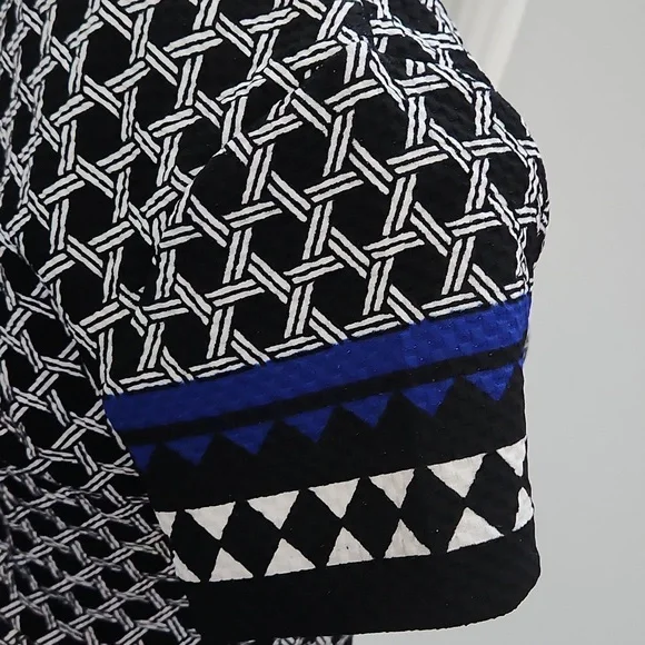 H&M Geometric Print Strechy Shift Dress - Picture 7 of 7
